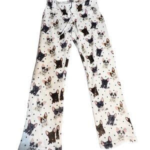 pajama bottoms French Bulldogs collection Doggie Drawings designed Lili Chin.